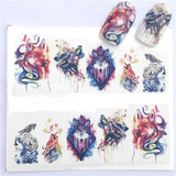 1 Sheet Assorted Nail Art Sticker /  Nail Art Sticker Water Transfer Nail Art Decal
