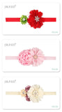 Children's Elasticated Headband Floral Detail Hair Accessory For Babies To Toddlers