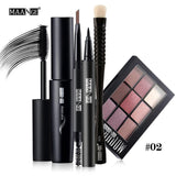 9 Piece Make Up Set For Eyes & Eyebrows Together With A Second Make Up Set