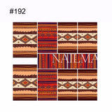 1 Sheet Nail Art Water Decal Aztec Transfers Stickers